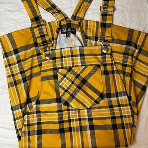 Yellow Plaid Skirtall